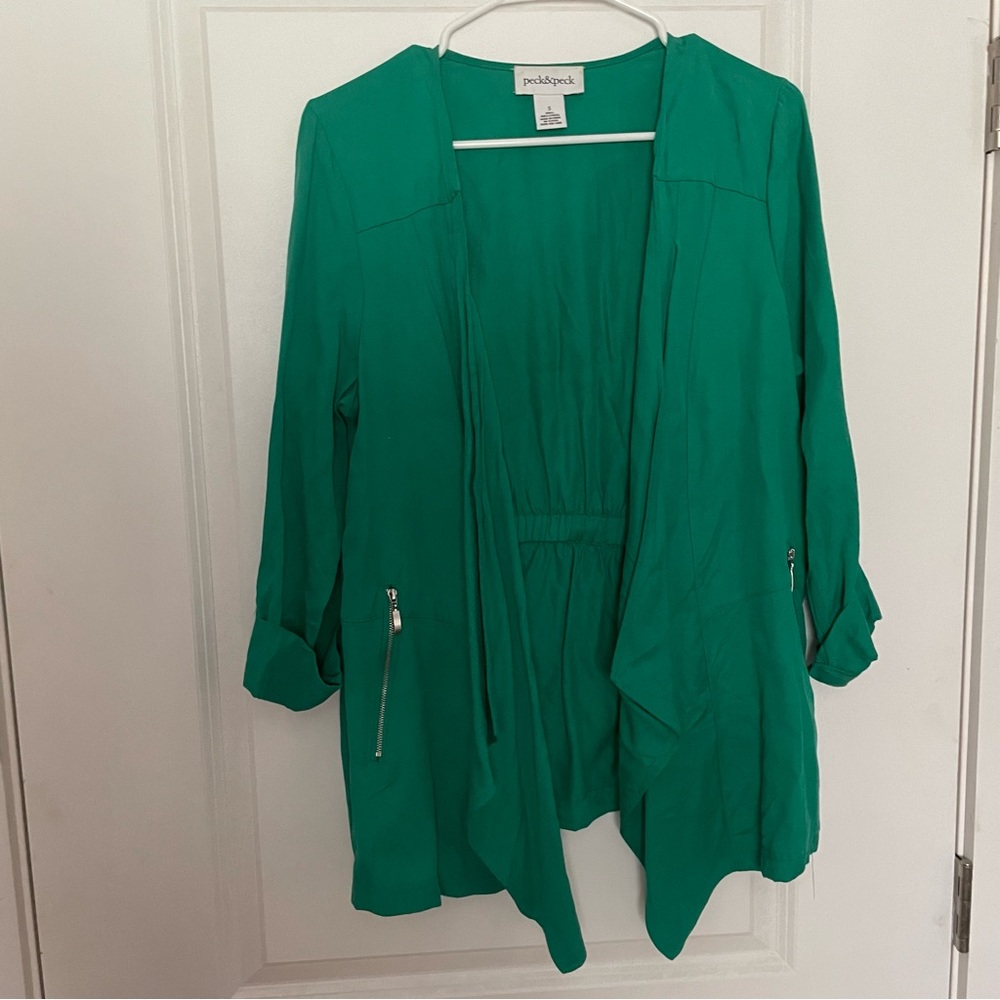 Open front jacket. lightweight